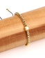 Fashion Gold Copper Plated Small Waist Belt Woven Bracelet