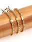 Fashion Gold Copper Plated Small Waist Belt Woven Bracelet