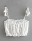 Fashion White Lace Stitching Camisole