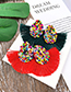 Fashion Black Alloy Non-woven Beads Tassel Earrings