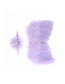 Fashion White Feather Angel Wings Chiffon Flower Diamond Baby Headband Set
