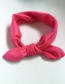 Fashion Pink Elastic Cloth Rabbit Ears Children's Hair Band