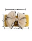 Fashion White + Khaki Chiffon Bow Yarn Children's Hair Band