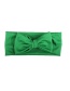 Fashion Green Elastic Cloth Bow Children's Hair Band