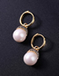 Fashion Gold Pearl Earrings