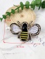 Fashion Color Pearl-studded Embroidery Bee Stud Hair Clip