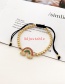 Fashion Gold Copper Inlaid Zircon Natural Pearl Beaded Bracelet