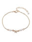 Fashion Gold Starfish Pearl Anklet