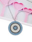 Fashion Silver Gold-plated Eye Round Necklace