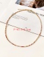 Fashion Gold Copper Inlaid Zircon Necklace （1PIECE)