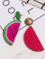 Fashion Red Rice Beads Fruit Earrings