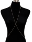 Fashion White K 8-word Copper Bead Chain Body Chain