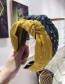 Fashion Blue Hot Drilling Knotted Wide-brimmed Headband
