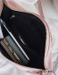 Fashion Pink Letter Chain Shoulder Messenger Bag