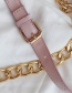 Fashion Pink Letter Chain Shoulder Messenger Bag