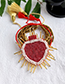 Fashion Red Wine Mizhu Love Adjustable Tassel Bracelet