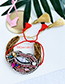 Fashion Color Beizhu Embroidered Diamond Mouth Adjustable Tassel Bracelet