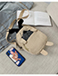Fashion Khaki Puppy Shoulder Messenger Bag