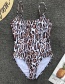 Fashion Leopard Printed One-piece Swimsuit