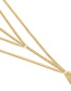 Fashion Gold Geometric Multilayer Tassel Body Chain