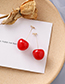 Fashion Red Wine Cherry Earrings