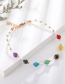 Fashion Color Woven Rice Beads Bead Bracelet Anklet