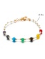 Fashion Color Woven Rice Beads Bead Bracelet Anklet