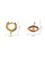 Fashion Ear Ring Gold Zircon Eye Earrings