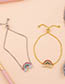 Fashion Rainbow Necklace Gold Zircon Necklace
