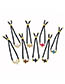 Fashion Black Rope Color Cross Drawstring Bracelet