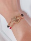 Fashion Red Copper Rope Shell Bracelet