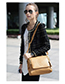 Fashion Khaki Double Pull Crown Shoulder Bag Shoulder Bag
