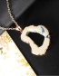 Fashion Mi Zi Imitation Natural Stone Hollow Resin Necklace