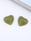 Fashion Pink (one Sold) Love Resin Imitation Natural Stone Earrings