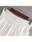 Fashion White Openwork Embroidered Skirt