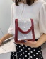 Fashion Silver Bright Diamond Flip One Shoulder Messenger Bag