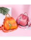 Fashion Pink Soft Leather Backpack
