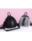 Fashion Black Woven Mesh Backpack