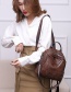 Fashion Brown Stitching Backpack