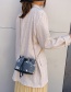 Fashion White Lace Embroidered Drawstring Shoulder Messenger Bag