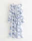 Fashion White Flower Print: Two Dresses