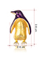 Fashion Kc Gold Alloy Drip Penguin Brooch
