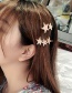 Fashion B Gold Shell Pentagram Hairpin