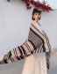 Fashion Wave Cotton And Linen Printed Scarves