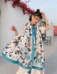 Fashion Fantasy Geometry Cotton And Linen Printed Scarves