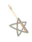 Fashion Starfish Gold Alloy Geometry Diamond Hair Clip