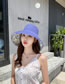 Fashion White Double Sun Hat