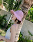 Fashion Pink Raw Fisherman Hat