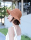 Fashion Khaki Folding Straw Hat