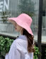 Fashion Light Pink Double-sided Hat Sun Hat